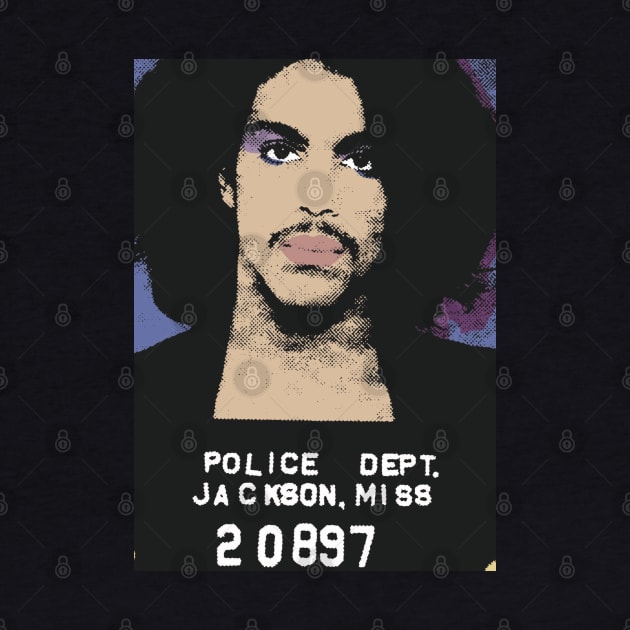 Prince in Mugshot Comic Art by PengellyArt